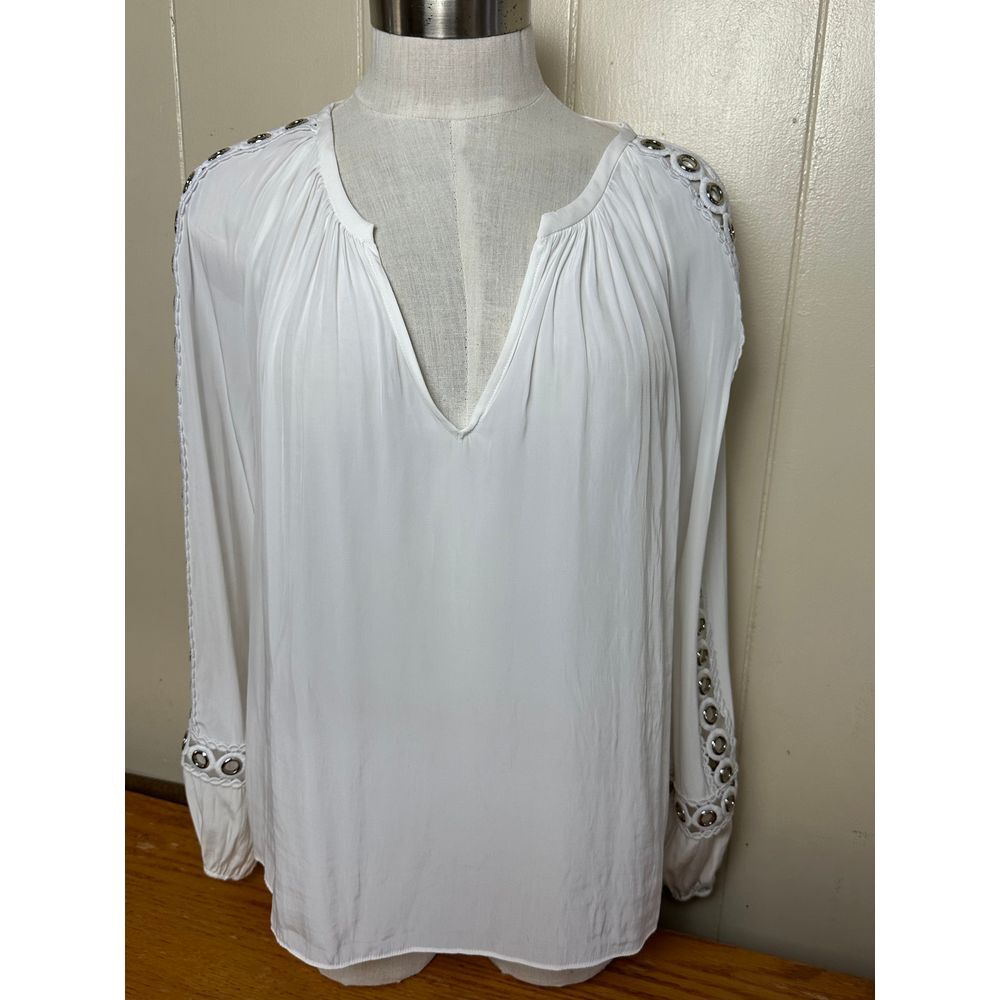 Ramy Brook Top Women's Medium Long‎ Grommet Sleeve
